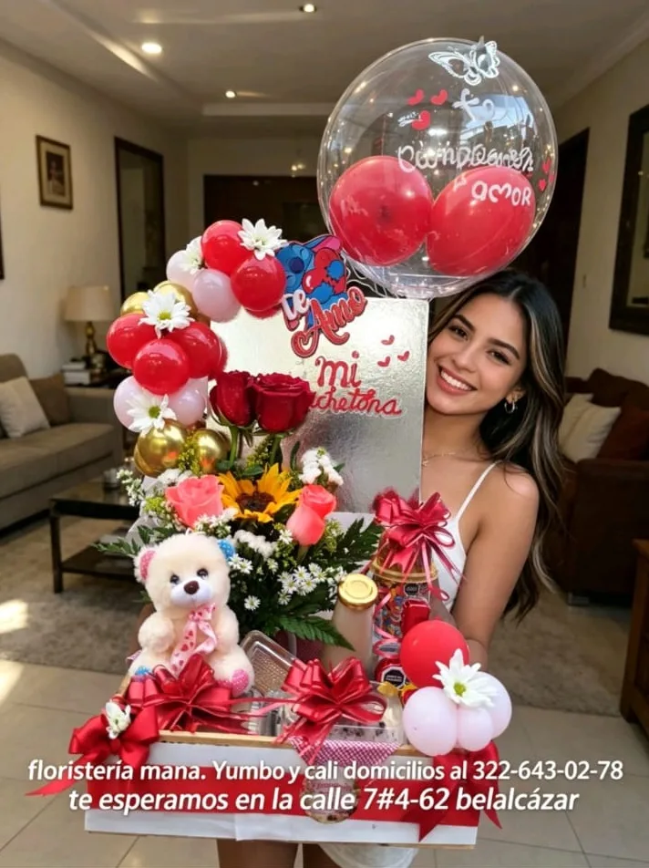 Caja Sorpresa Te Amo con Globo Burbuja